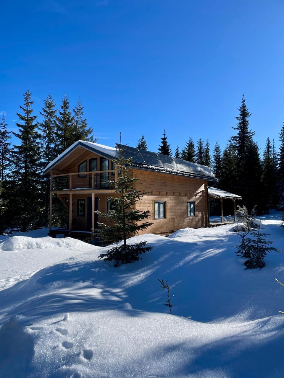 Property building, Natural landscape, Winter