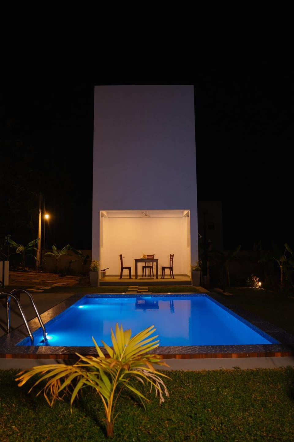 Night, Swimming pool