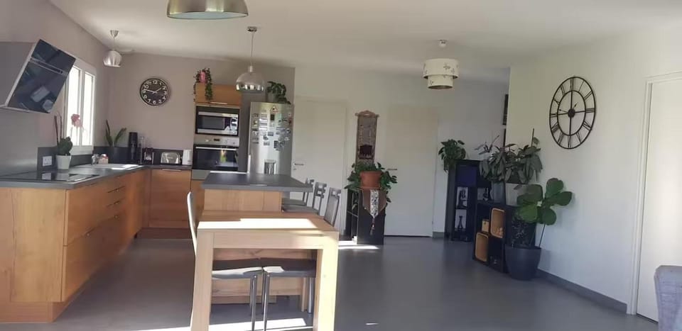 Kitchen or kitchenette, Dining area, oven