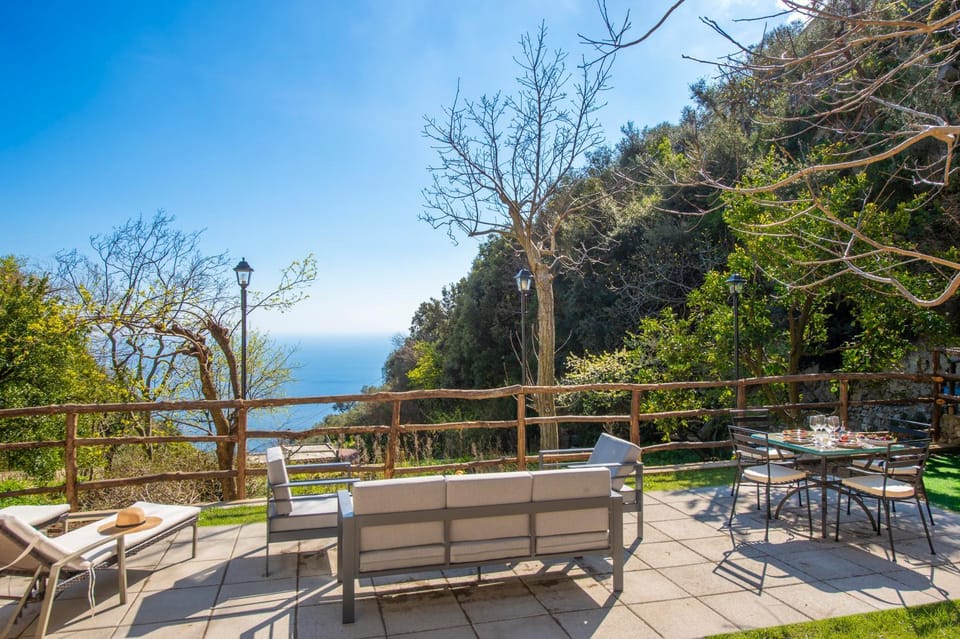 Patio, Day, Natural landscape, View (from property/room), Balcony/Terrace, Sea view