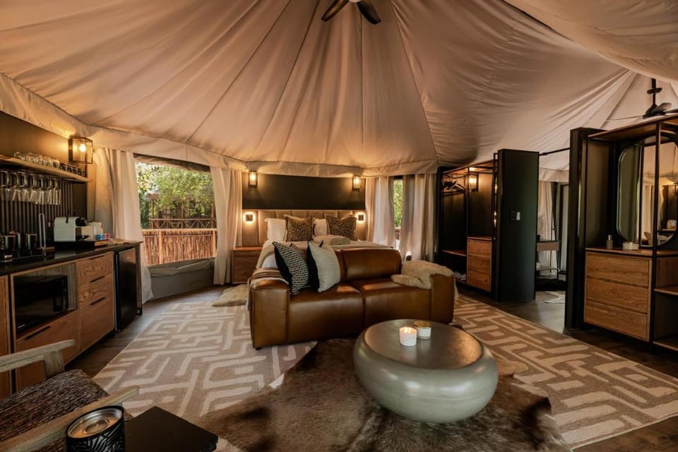 Edge of the Crater Guest Farm Luxury tent in North West, South Africa
