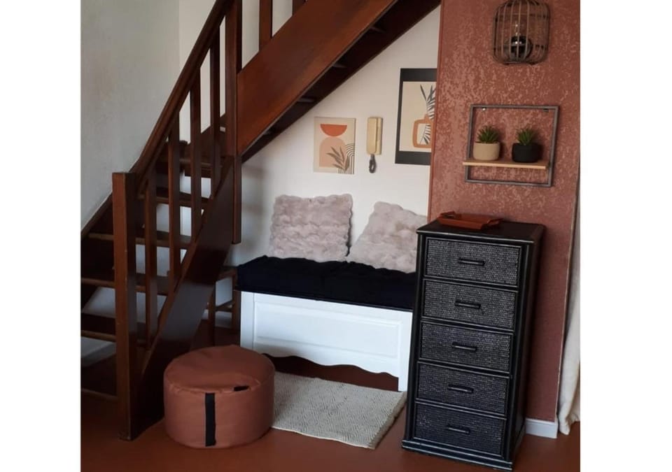 Duplex climatisé 2 chambres, piscine, parking, plage à pied à 100m Apartment in Occitanie