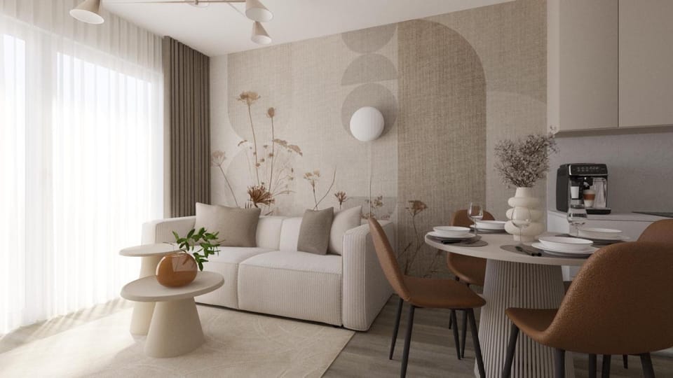 Living room, Seating area, Dining area