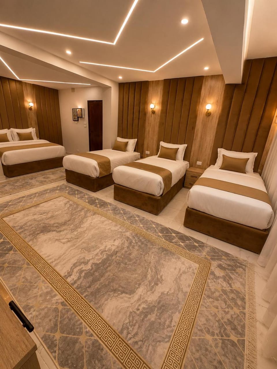 Bed, Living room, Photo of the whole room, Seating area, Bedroom