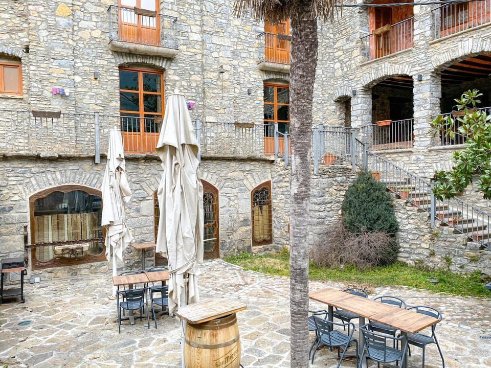 Property building, Patio