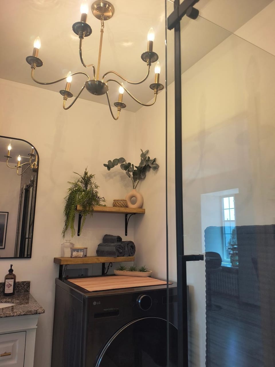 Shower, Bathroom, washing machine