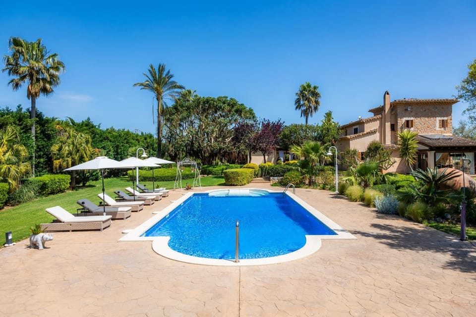 Property building, Living room, Swimming pool