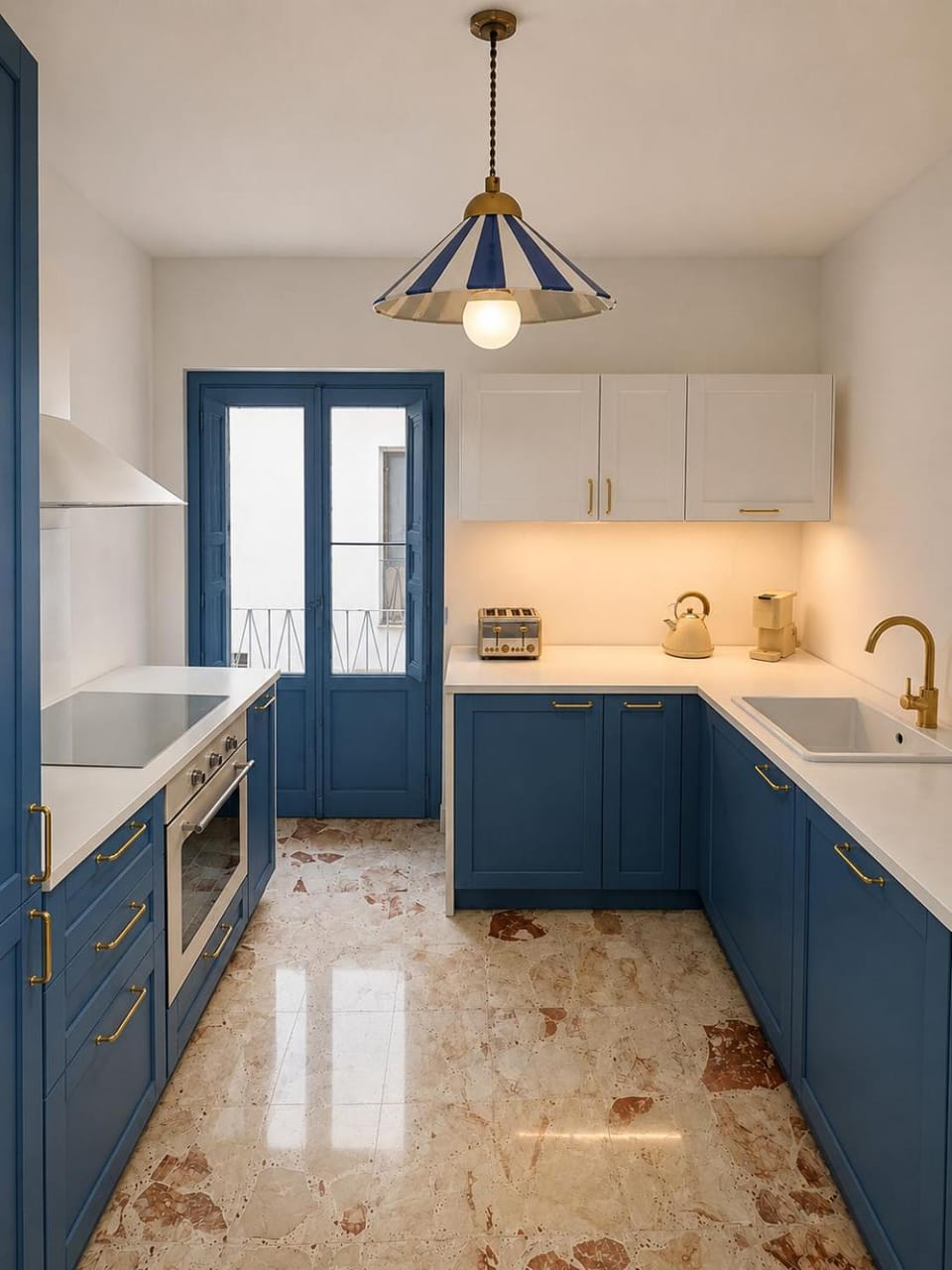 Kitchen or kitchenette, dishwasher, stove