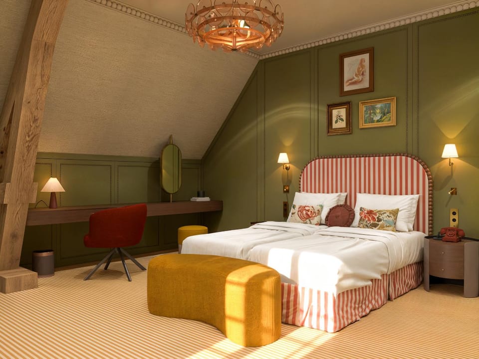 Bed, Bedroom