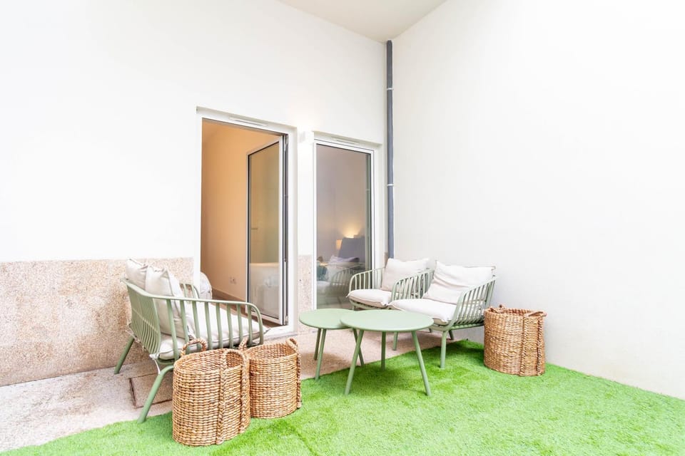 Elegant 2BR w Patio by LovelyStay Apartment in Porto