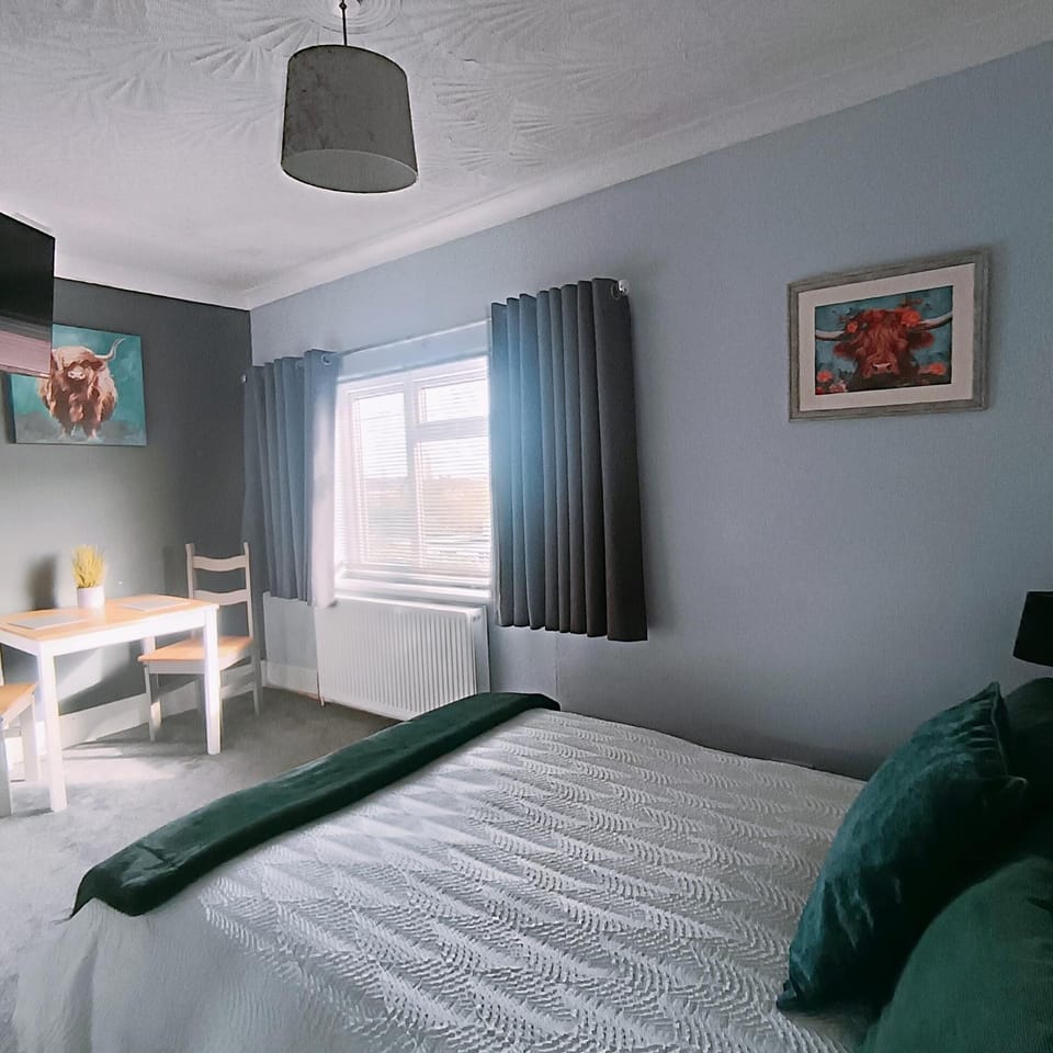 Bed, Photo of the whole room, Seating area, Bedroom