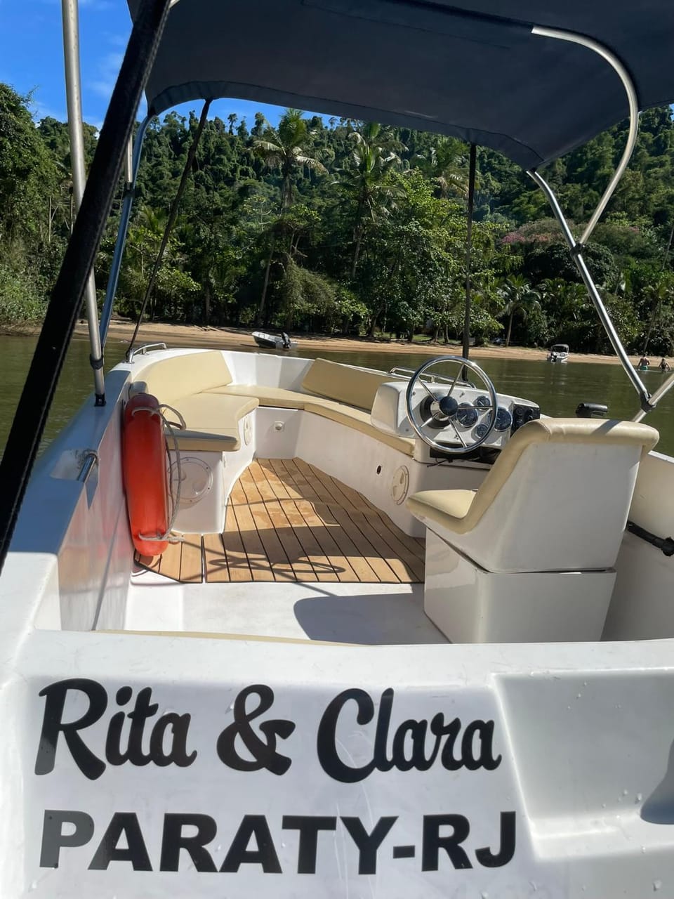 Rita & Clara Docked boat in Paraty