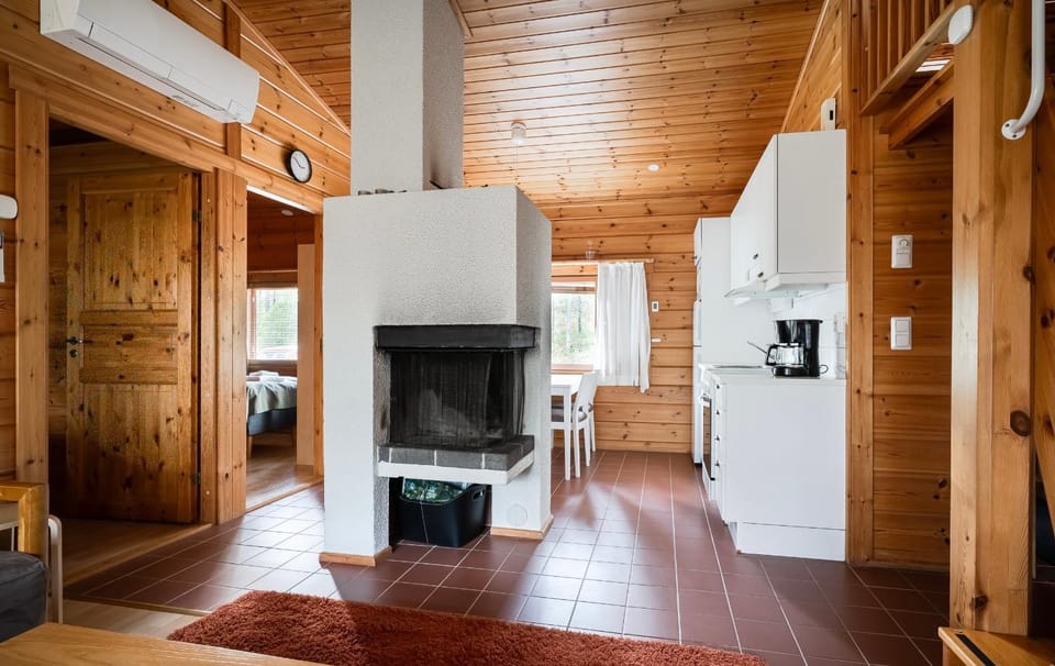 Seating area, fireplace, fireplace