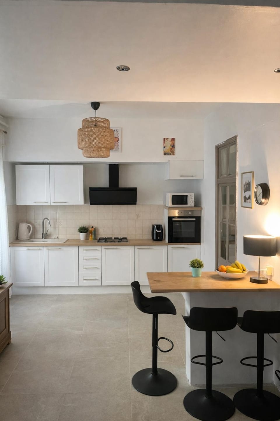 Kitchen or kitchenette, Dining area, minibar, oven, stove, toaster