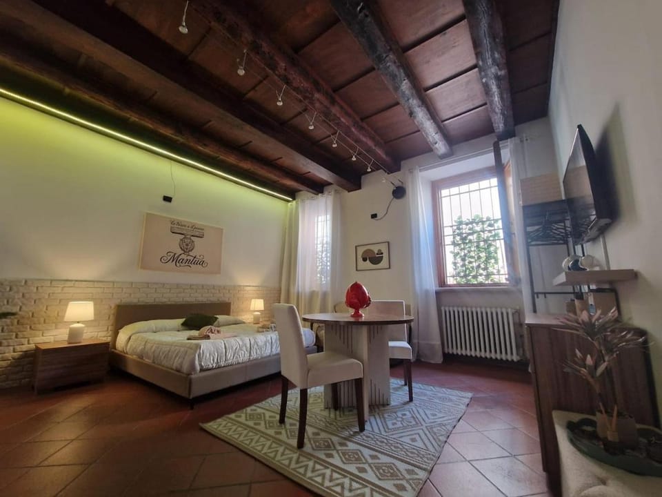 View (from property/room), Living room, Seating area, Bedroom