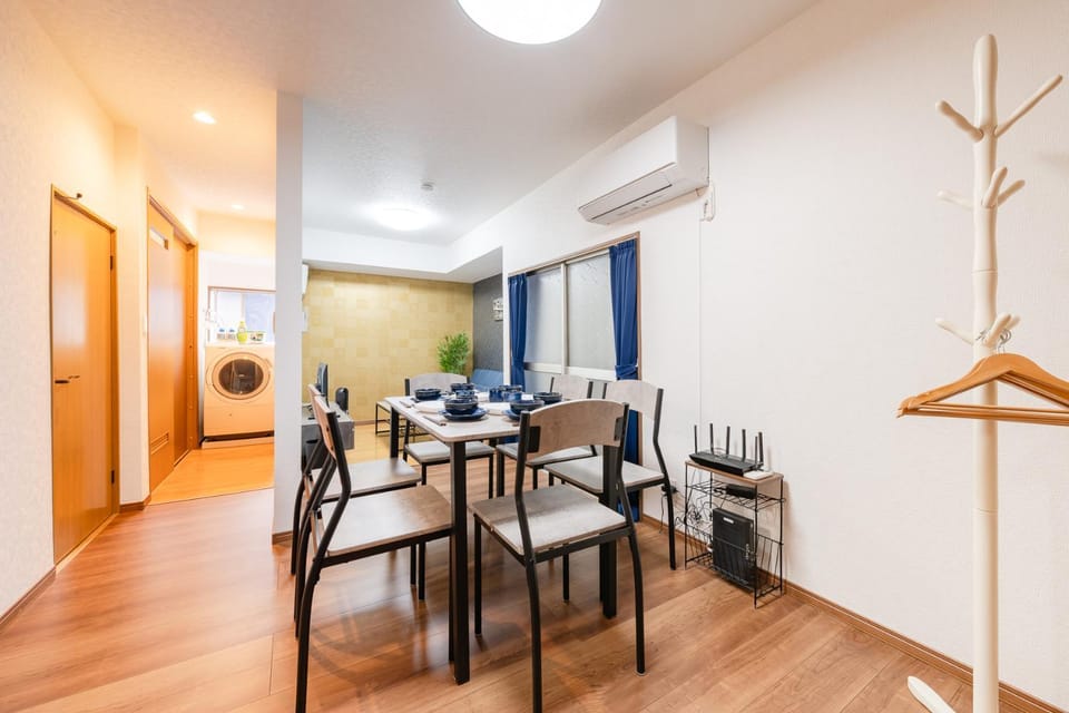 Dining area, air conditioner