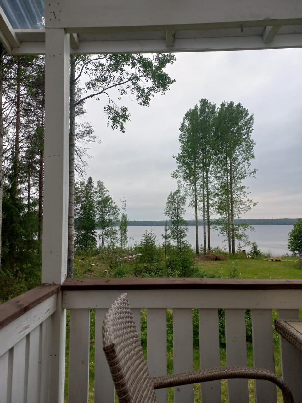Patio, Natural landscape, Balcony/Terrace, Lake view