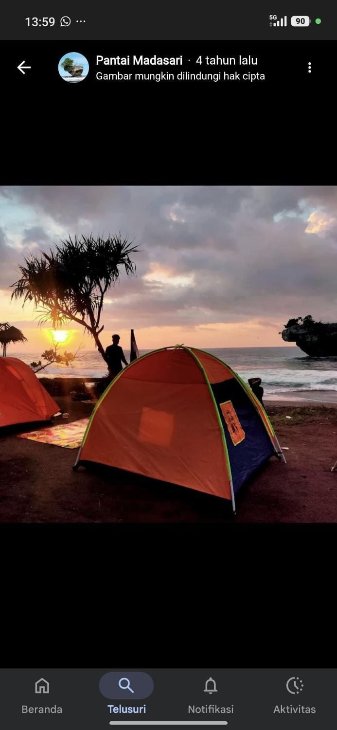 Sewa tenda dome borneo 4 Campground/ 
RV Resort in West Java