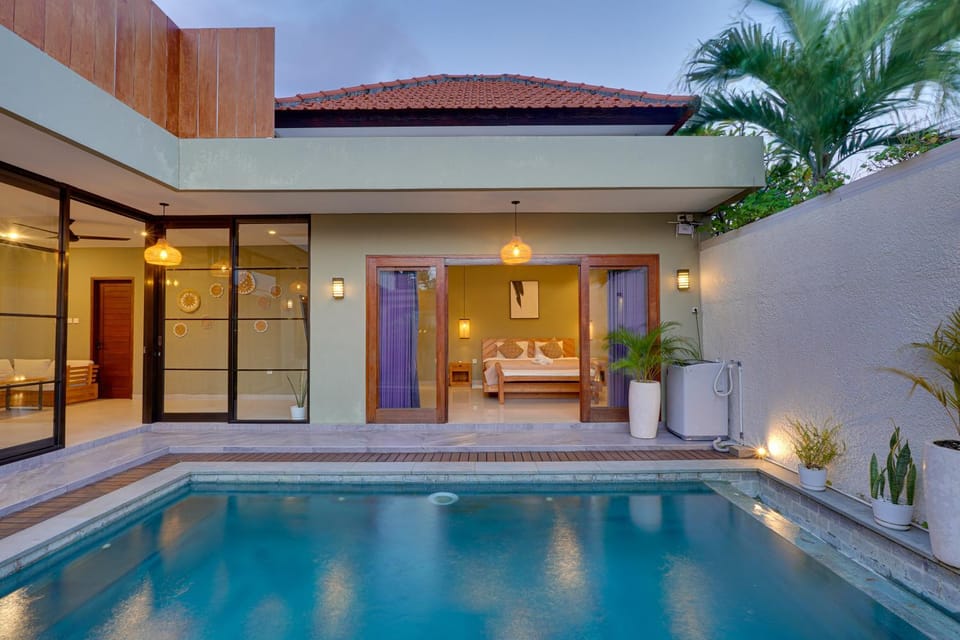 Property building, Patio, Day, Pool view, Swimming pool