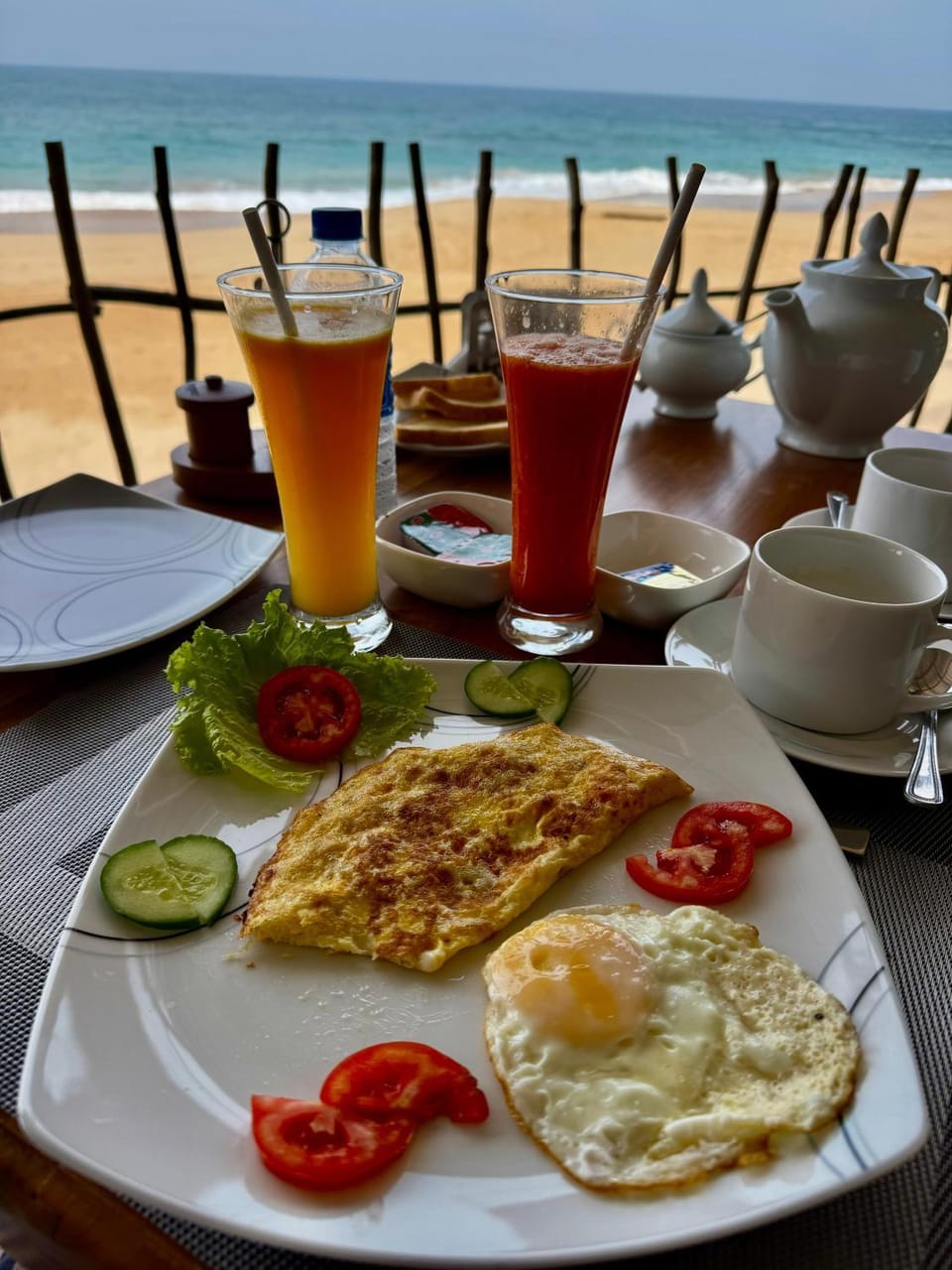 Sea view, Breakfast