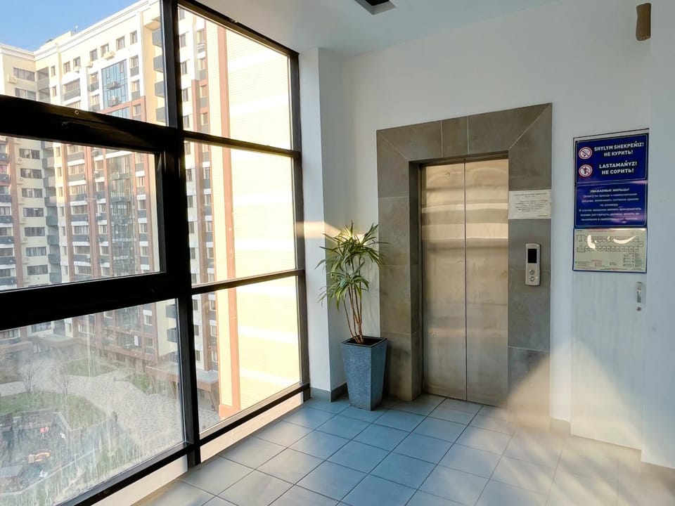 Property building, elevator