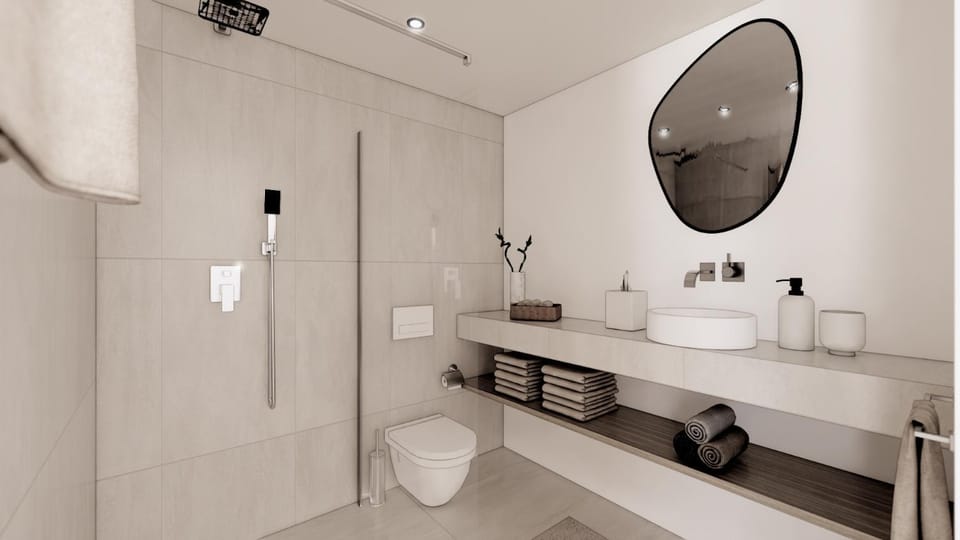 Shower, Toilet, Bathroom, towels