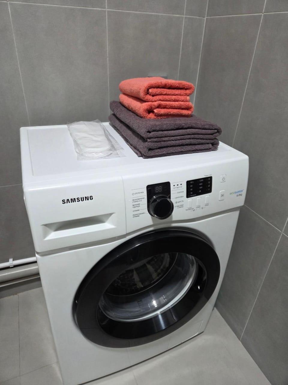 towels, washing machine