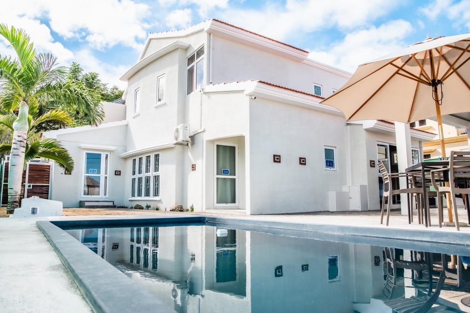 Property building, Pool view, Swimming pool