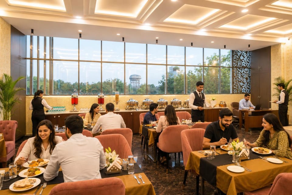 Restaurant/places to eat, People, Living room, Food and drinks, Banquet/Function facilities, Seating area, Food, Drinks, group of guests