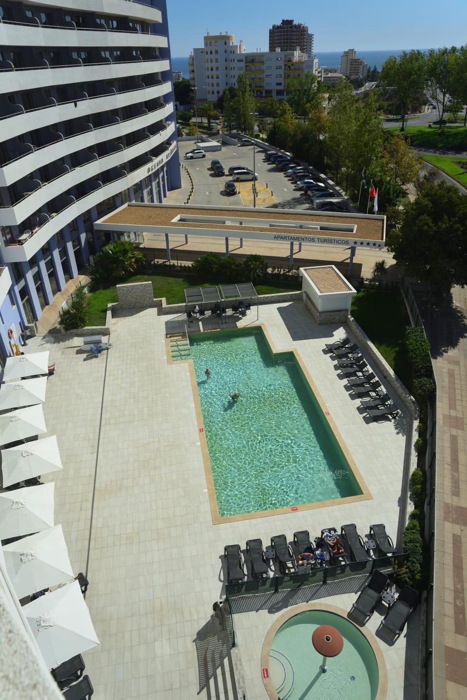 Balcony/Terrace, Pool view, Sea view, Swimming pool