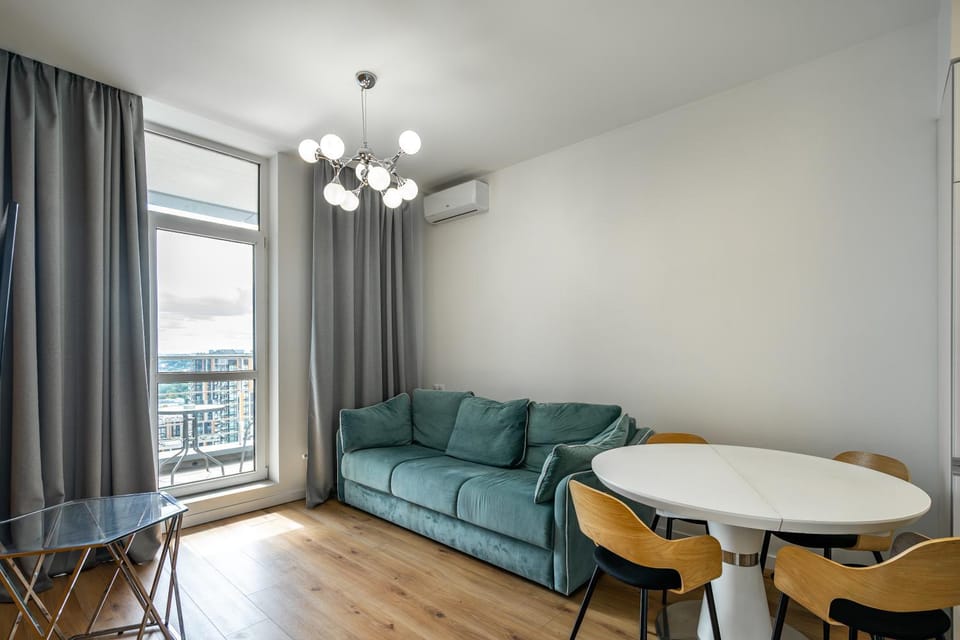 Living room, air conditioner