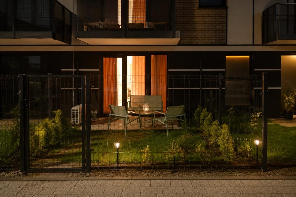Night, Garden, Garden view