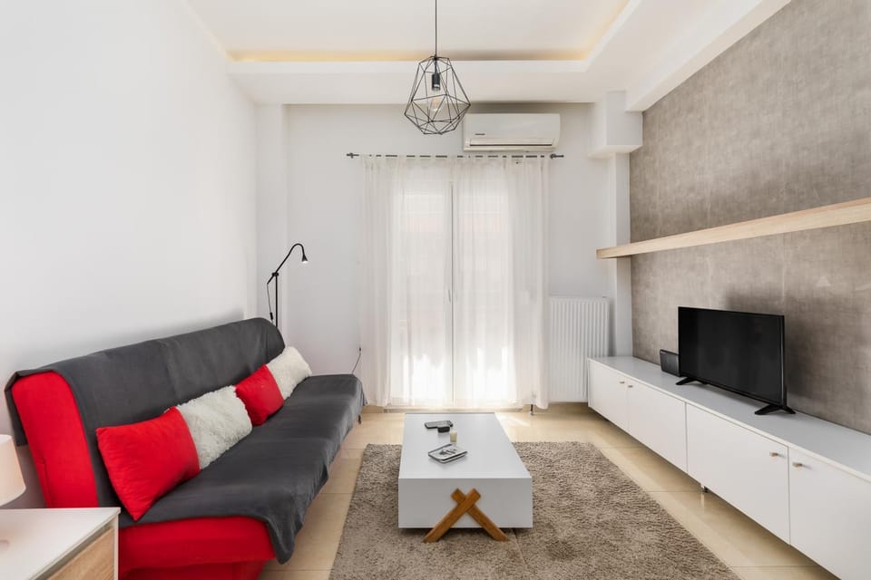 Living room, Seating area, air conditioner