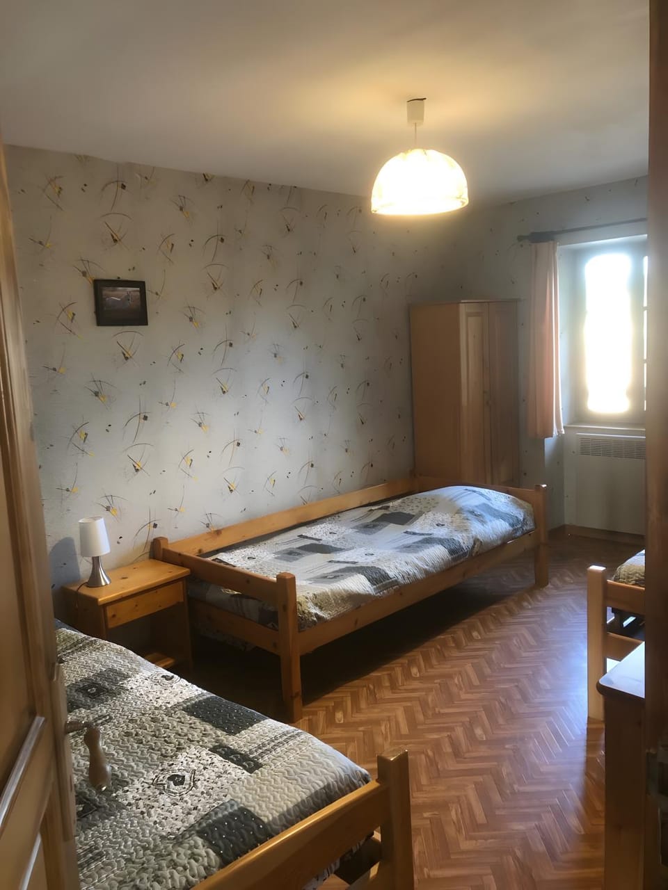 Property building, Living room, Bedroom