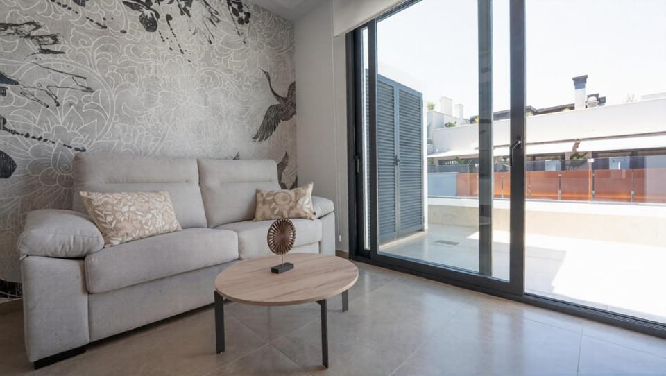 TV and multimedia, Balcony/Terrace, Living room, Seating area