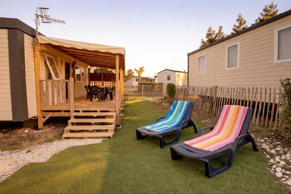 Mobilhome Le Cocon - La Plage House in Mimizan