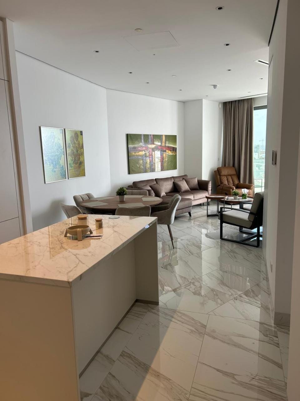 Living room, Diving, kitchen
