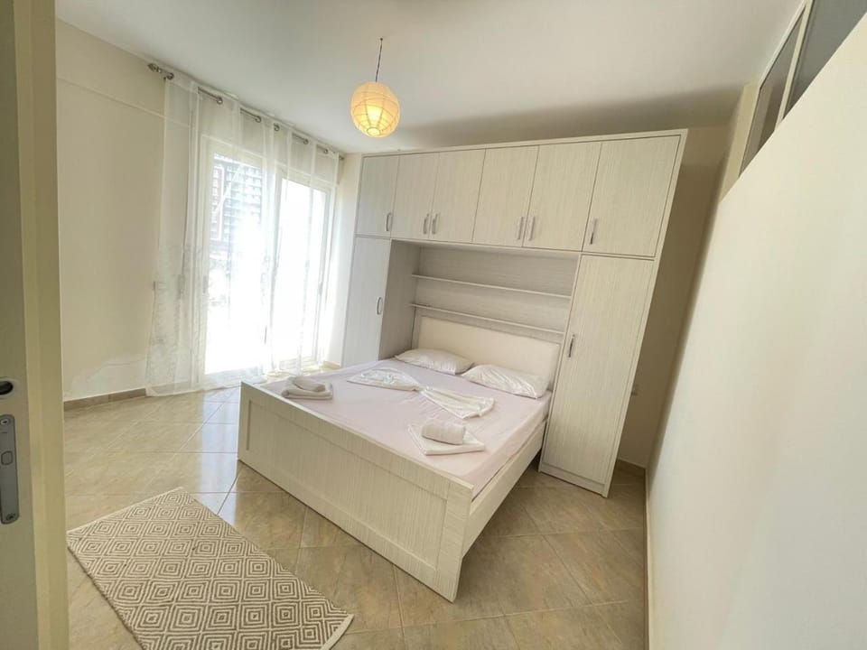 Bed, Photo of the whole room, Bedroom, towels, wardrobe