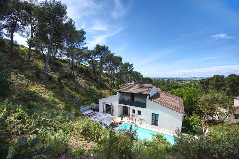 Bird's eye view, Pool view