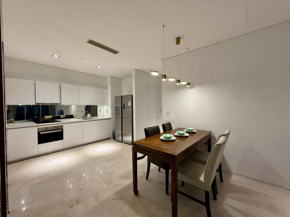 Kitchen or kitchenette, Dining area, dishwasher, minibar, oven, pet friendly, stove, toaster