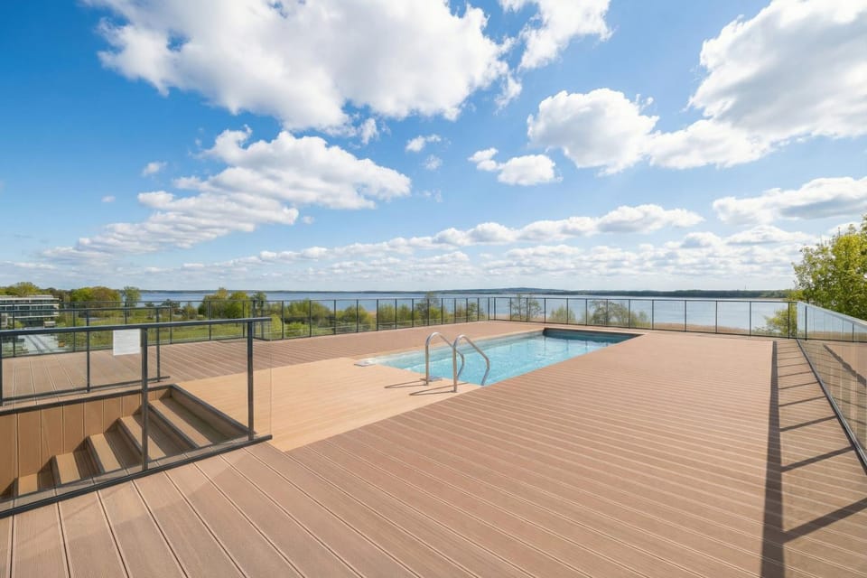 View (from property/room), Balcony/Terrace, Pool view