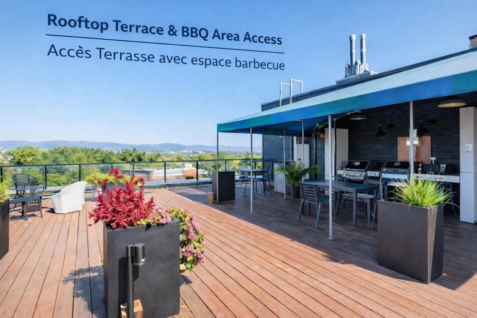 Japanese Oasis 10 people Indoor EV Parking Apartment in Quebec City