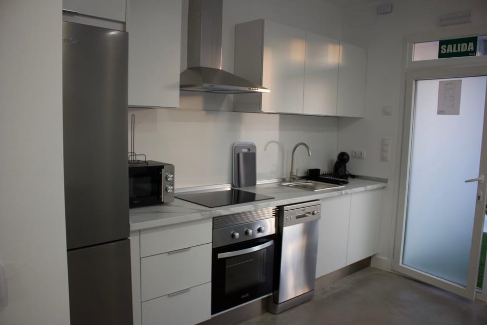 Kitchen or kitchenette, oven, stove, kitchen