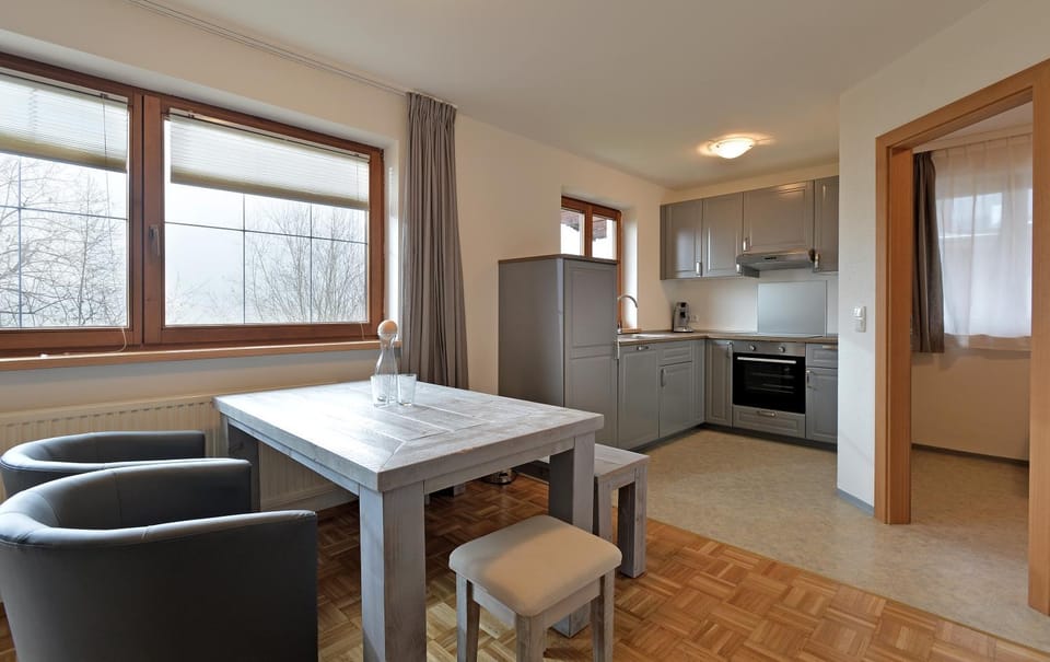 Kitchen or kitchenette, Living room, Dining area
