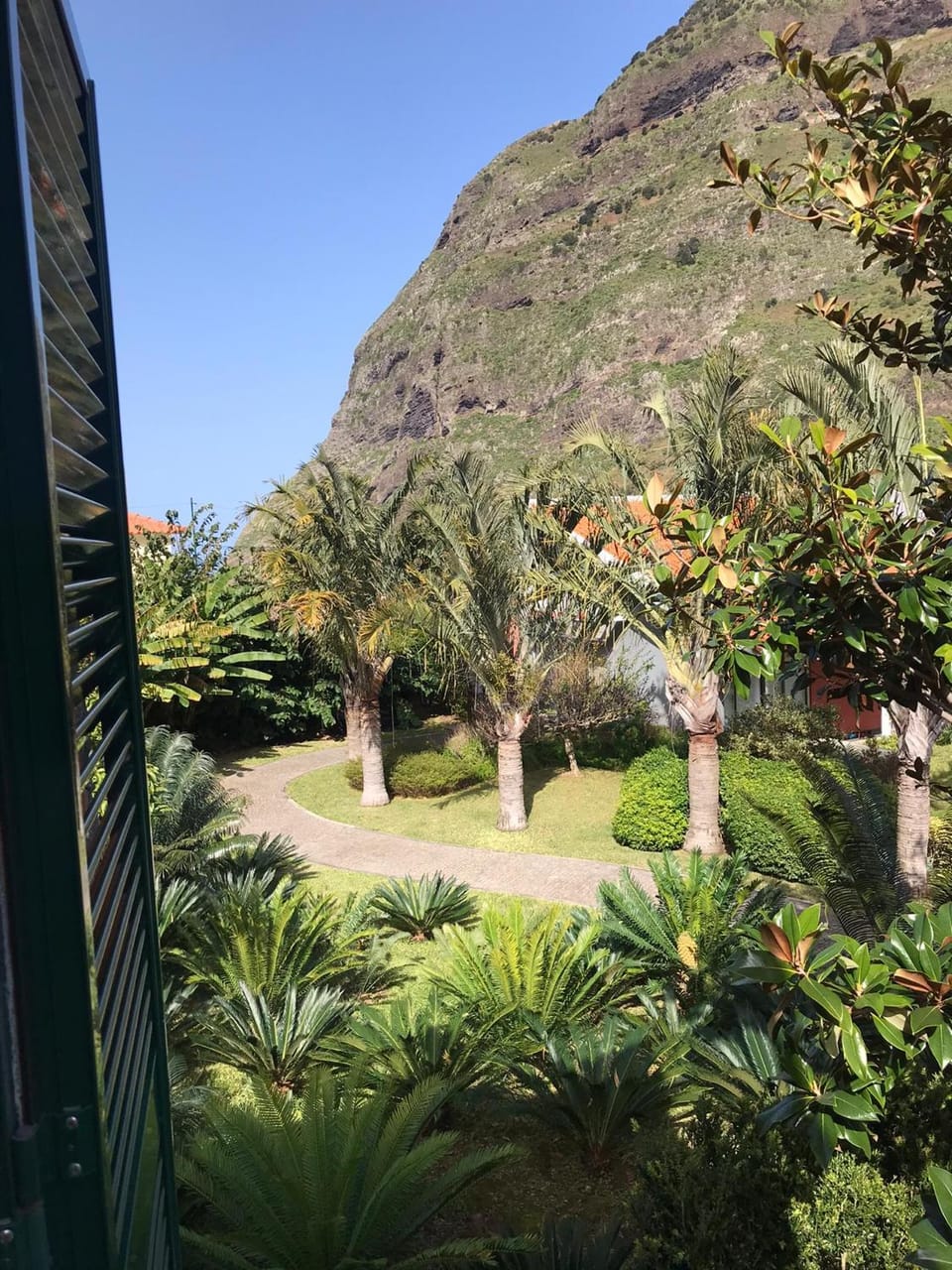 Natural landscape, Garden, Mountain view