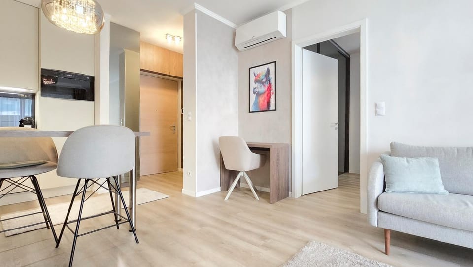 Living room, air conditioner
