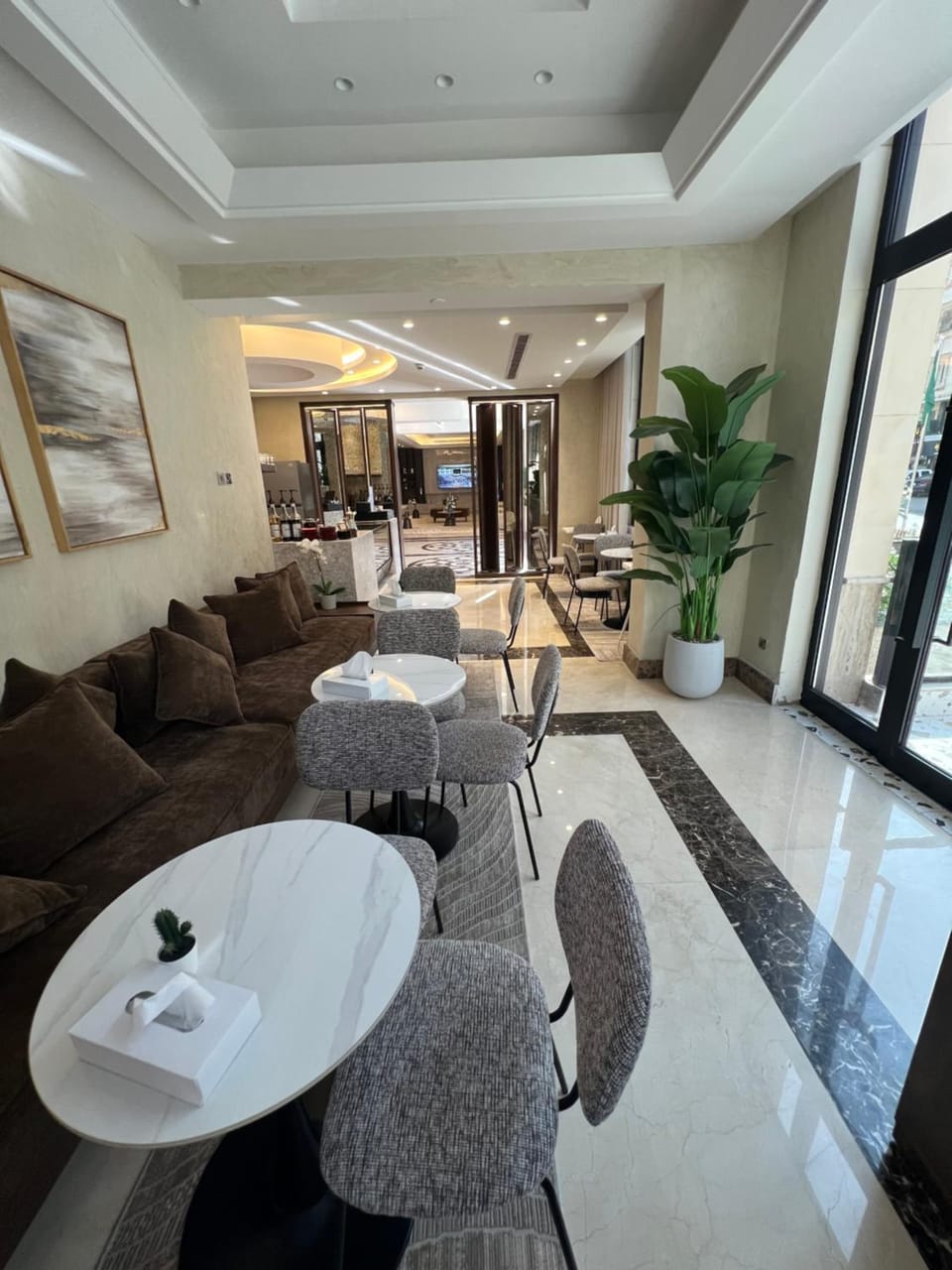 Lobby or reception, Breakfast