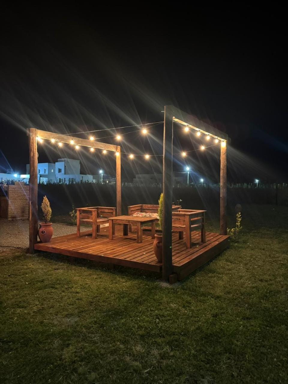 Patio, Night, Sunset