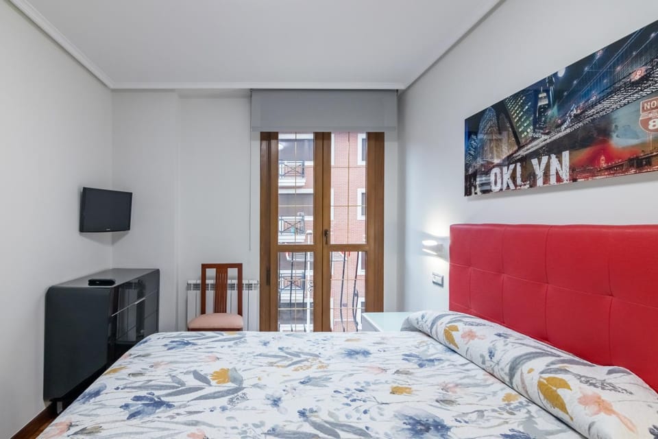 Property building, Living room, Bedroom