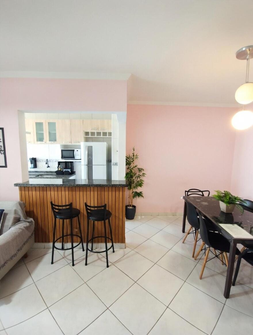 Vista mar, churrasqueira e conforto para 6 pessoas Apartment in State of São Paulo